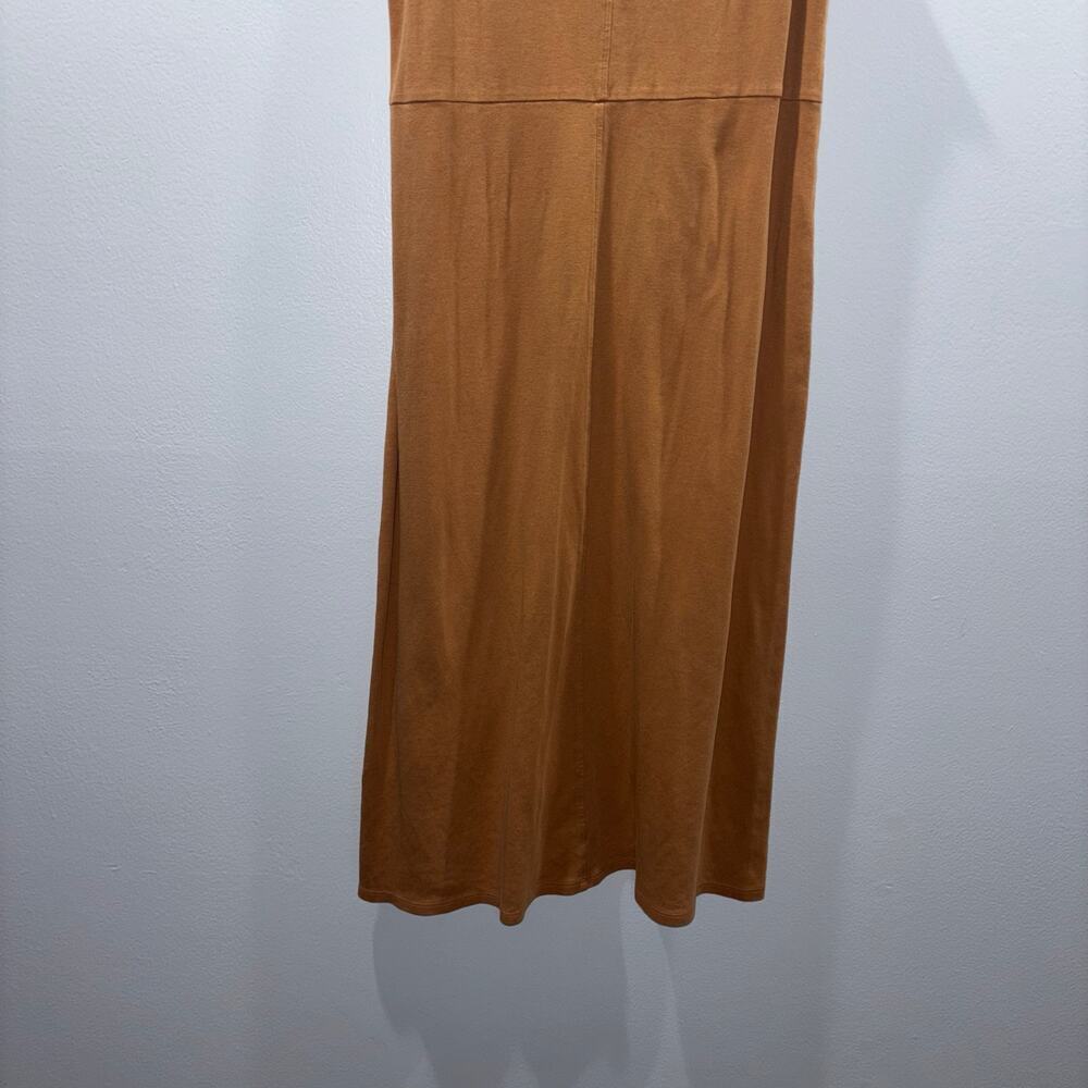 Elizabeth and James Sleeveless Cotton Midi Dress (Size Small)- Caramel/Cognac - Picture 6 of 12